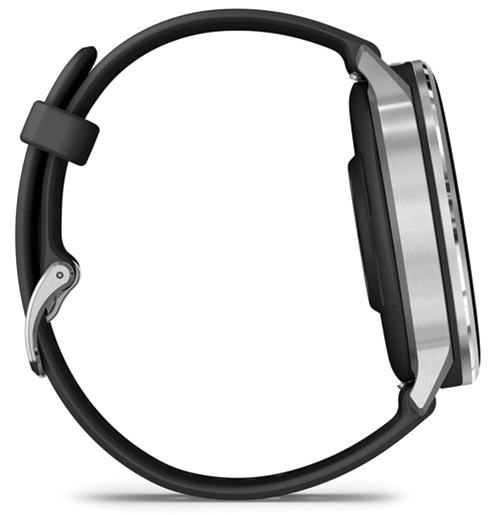 Image 10 of Garmin D2 Air X15 Aviator Smartwatch – Silver with Black Silicone Band