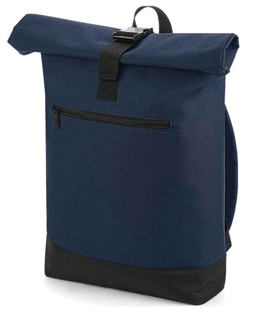  BagBase Roll-Top Backpack in Navy