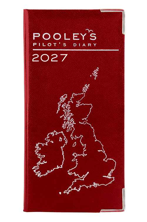 Image 2 of Pooleys Pilots Diary 2027 – Blue