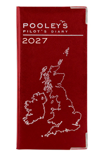Image ofPooleys Pilots Diary 2027 – Red