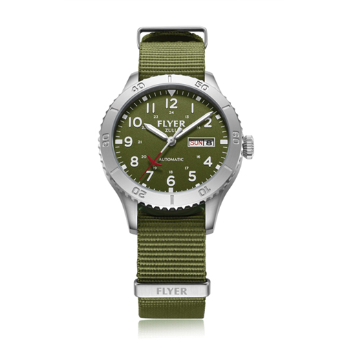 Image 0 of Zulu Automatic Green Watch