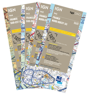 2025 France ICAO Charts - Laminated or Paper 1:500,000
