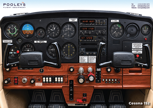 Image 1 of Cessna 152 Cockpit Poster
