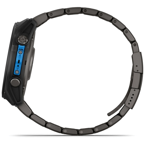 Image 2 of Garmin D2 Mach 2 Aviator Smartwatch 51mm Carbon Gray DLC Titanium with Vented Titanium Bracelet