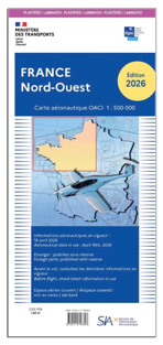 2026 France ICAO Charts - Laminated or Paper 1:500,000