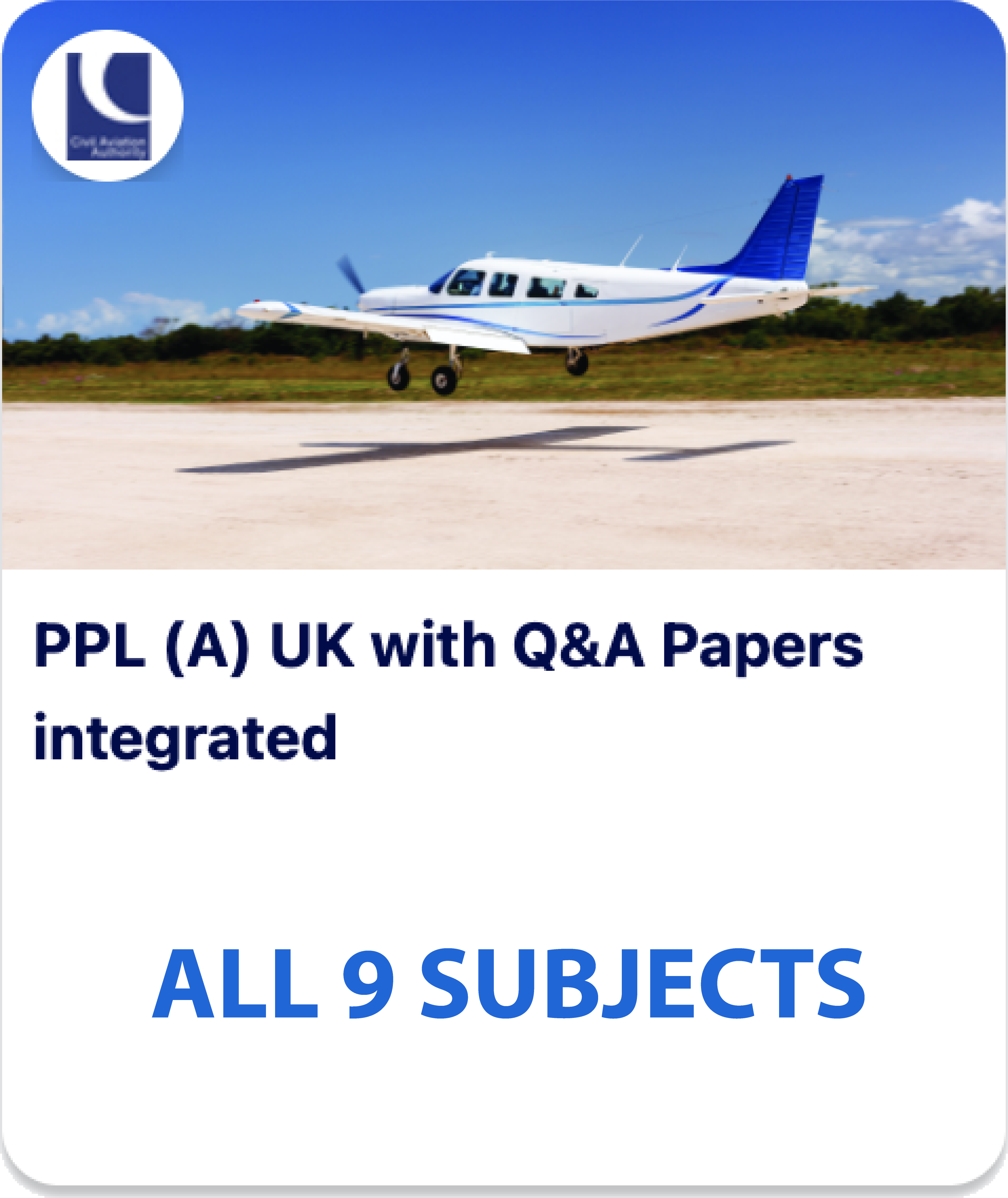 Image 0 of UK CAA PPL (A) Ground School, Progress Tests & Practice Exam Papers, E-Learning
