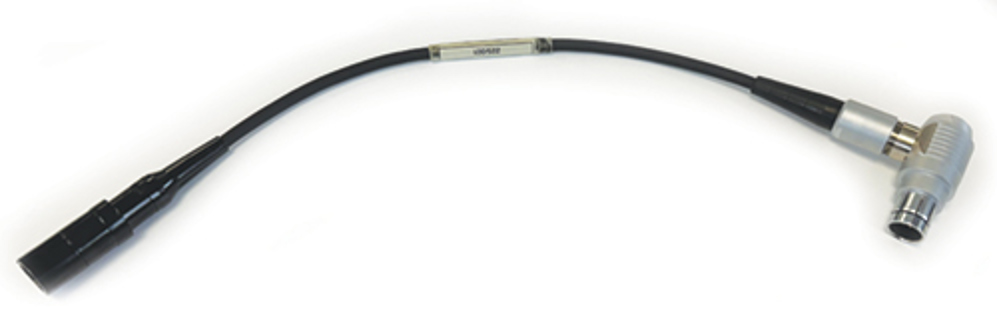 Image ofHeadset adaptor cable - 6 Pin Redel Socket to Right Angle Fischer Connector Plug