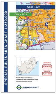 Cape Town 1:250,000 Special Rules Area Chart, Edition 2024
