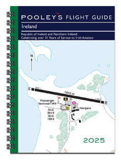 Pooleys Ireland Flight Guide (Spiral Edition) 2025