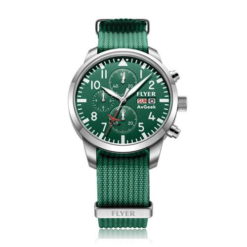 Image 1 of Flyer AvGeek Green Watch