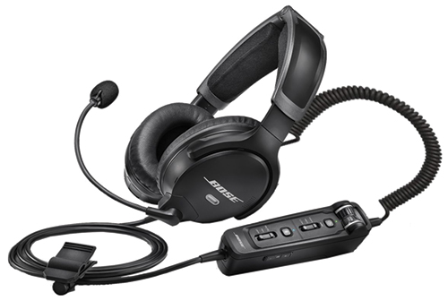 Image 0 of Bose A30 Headset with U174 plug (Helicopter), Bluetooth, High Impedance, Coiled Cable (857641-T130)