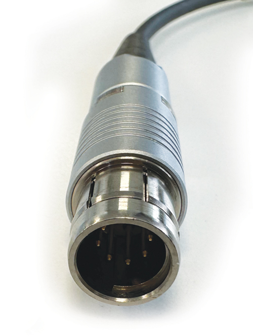 Image 2 of Headset adaptor cable - 6 Pin Redel Socket to Straight Fischer Connector Plug