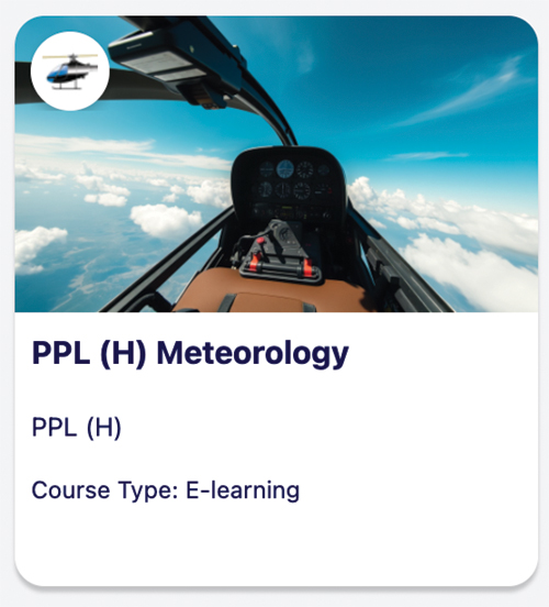 Image 0 of Academy Access – Helicopters Meteorology, E-Learning