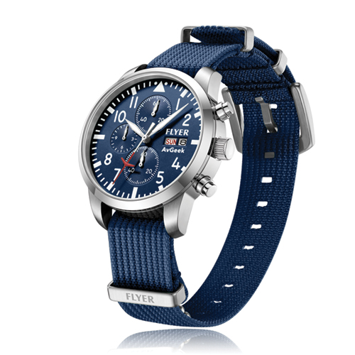 Image 0 of Flyer AvGeek Navy Blue Watch