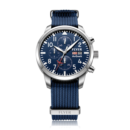 Image 1 of Flyer AvGeek Navy Blue Watch