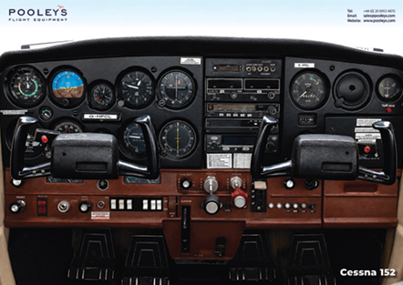 Image ofCessna 152 Cockpit Poster