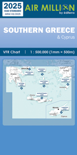 Air Million Zoom Edition 2025 – 1:500 000 Greece, Southern Balkans (Chart 2/2)