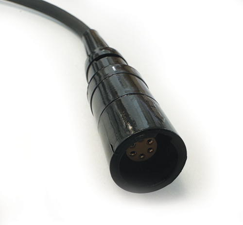 Image 1 of Headset adaptor cable - 6 Pin Redel Socket to Straight Fischer Connector Plug