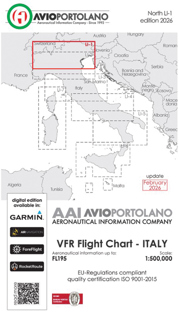 2026 Italy Aerotouring VFR Flight Charts