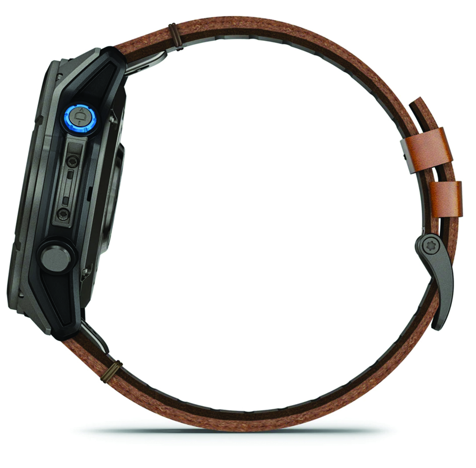 Image 1 of Garmin D2 Mach 2 Pro Aviation Smartwatch with Chestnut Leather Wristband