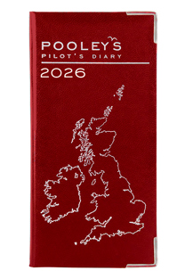 Pooleys Pilots Diary 2026 – Red