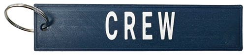 Image 0 of 3D Printed Crew Keyring (Navy)