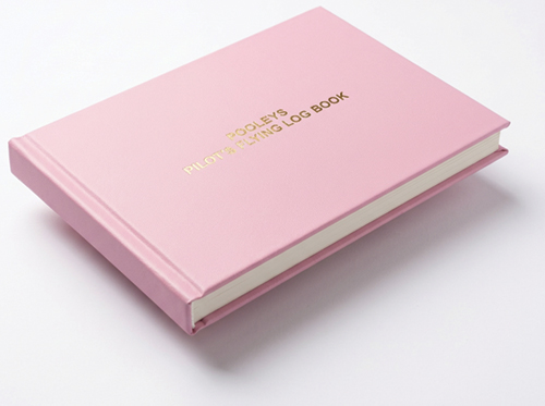 Image 2 of Pooleys Pilot Flying Log Book - Pink 