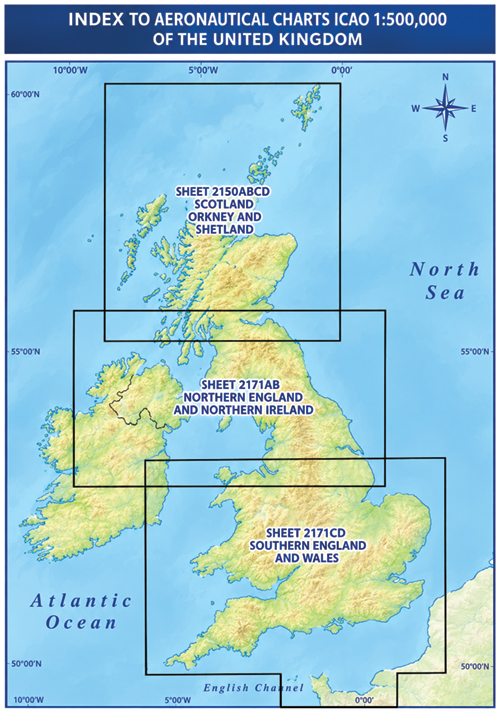 Image 1 of CAA UK Charts 1:500,000 Scale 