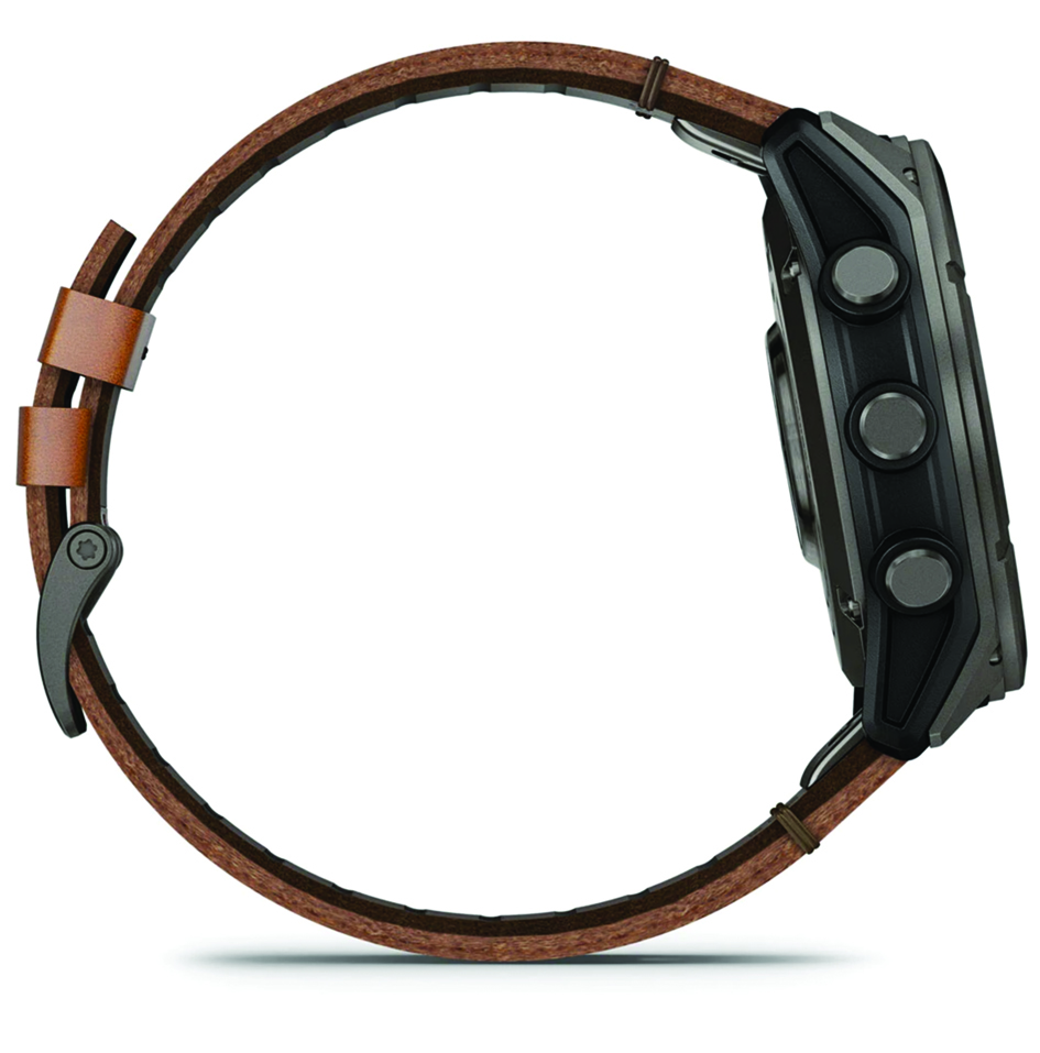 Image 9 of Garmin D2 Mach 2 Pro Aviation Smartwatch with Chestnut Leather Wristband
