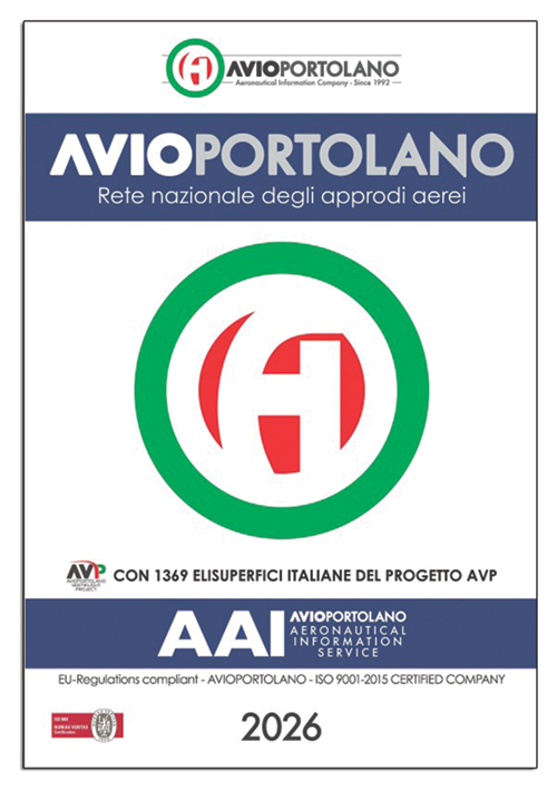 Image 0 of 2026 AvioPortolano VFR Italy Flight Guide 