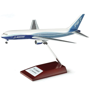 Image ofBoeing 747-8 Intercontinental Snap-Together Model with Wood Base