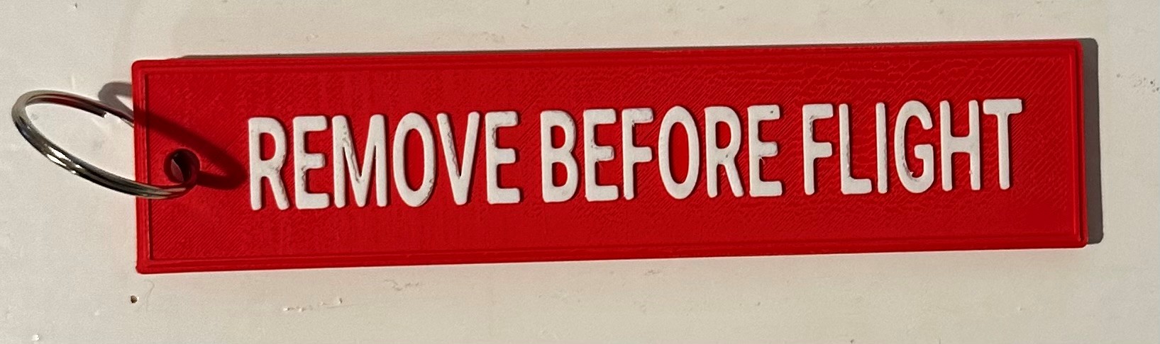 Image 0 of 3D Printed Remove Before Flight Keyring